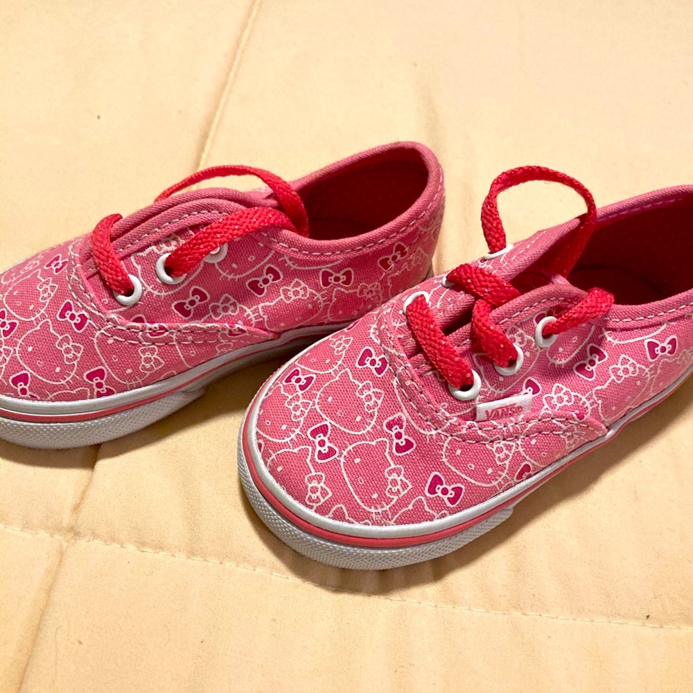 Pink Hello Kitty Toddler Vans